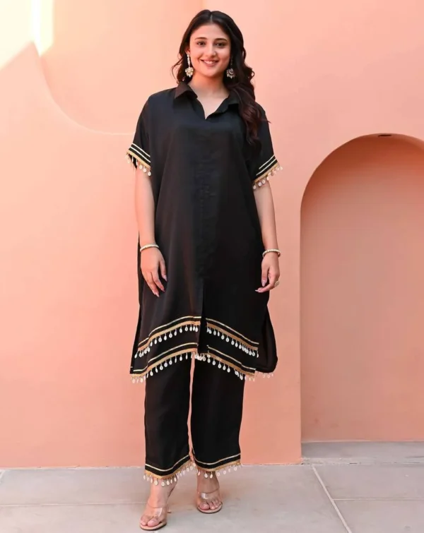 peach pink floral printed cotton kurta set with palazzo and dupatta – comfortable daily wear & festive ethnic outfit