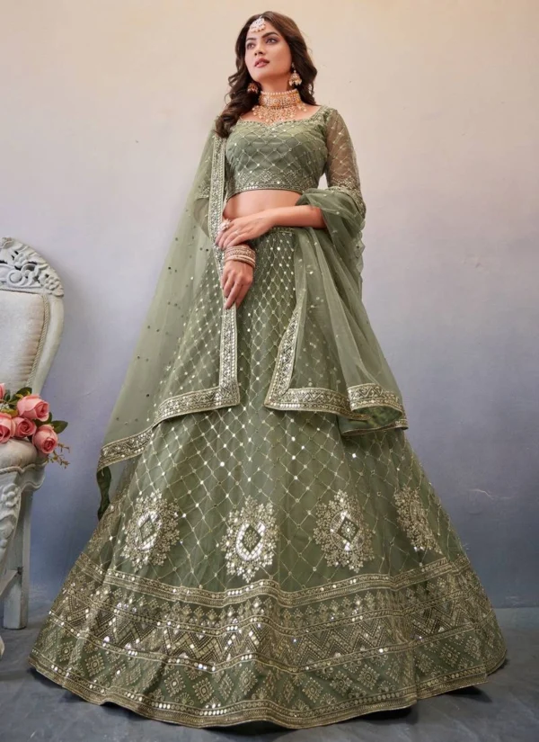 women's elegant pink floral printed lehenga choli with sequin embellished blouse, mirror work dupatta and flowing flared skirt – perfect for weddings, parties, festive & traditional occasions
