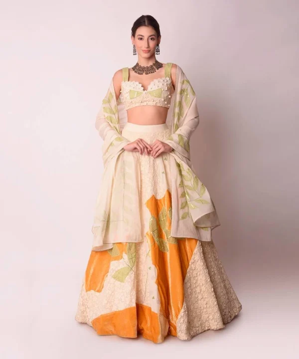 women's elegant pink floral printed lehenga choli with sequin embellished blouse, mirror work dupatta and flowing flared skirt – perfect for weddings, parties, festive & traditional occasions