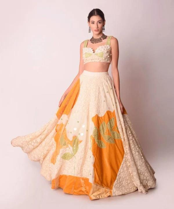 women's elegant pink floral printed lehenga choli with sequin embellished blouse, mirror work dupatta and flowing flared skirt – perfect for weddings, parties, festive & traditional occasions